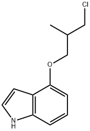 4-(3-chloro-2-methylpropoxy)-1H-indole Struktur