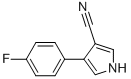 4-(4-FLUOROPHENYL)-1H-PYRROLE-3-CARBONITRILE Struktur