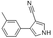 4-(3-METHYLPHENYL)-1H-PYRROLE-3-CARBONITRILE Struktur