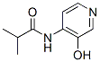 Propanamide,  N-(3-hydroxy-4-pyridinyl)-2-methyl- Struktur