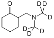 2-(Bistrideuteromethyl)amniomethylcyclohexanone-D6 Struktur