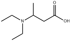 3-(diethylamino)butanoic acid Struktur