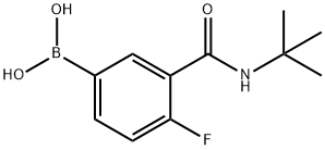 3-(TERT-BUTYLCARBAMOYL)-4-FLUOROBENZENEBORONIC ACID price.