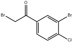 2-溴-1-(3-溴-4-氯苯基)乙酮, 87427-58-5, 結(jié)構(gòu)式