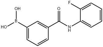 3-(2-FLUOROPHENYLCARBAMOYL)PHENYLBORONIC ACID price.