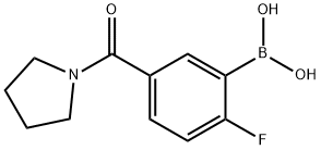 2-FLUORO-5-(PYRROLIDINE-1-CARBONYL)PHENYLBORONIC ACID price.