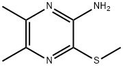 Pyrazinamine, 5,6-dimethyl-3-(methylthio)- (9CI) Struktur