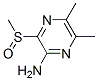 Pyrazinamine, 5,6-dimethyl-3-(methylsulfinyl)- (9CI) Struktur