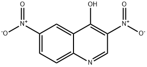 3,6-DINITRO-4-HYDROXYQUINOLINE
 Struktur