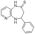 4-Phenyl-1,3,4,5-tetrahydro-2H-pyrido(2,3-b)(1,4)diazepine-2-thione Struktur