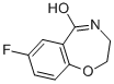 7-FLUORO-2,3-DIHYDROBENZO[F][1,4]OXAZEPIN-5-OL Struktur