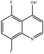 5,8-Difluoro-quinolin-4-ol Struktur