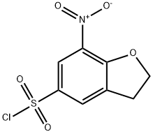 2,3-Dihydro-7-nitrobenzo[b]furan-5-sulphonyl chloride Struktur