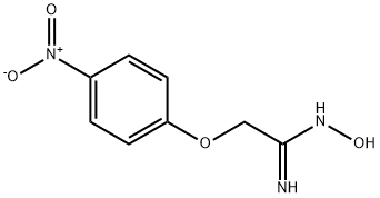 (1Z)-N'-hydroxy-2-(4-nitrophenoxy)ethanimidamide Struktur