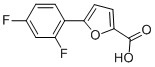 5-(2,4-Difluorophenyl)-furan-2-carboxylic acid Struktur