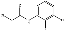 2-CHLORO-N-(3-CHLORO-2-FLUOROPHENYL)ACETAMIDE Struktur