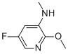 (5-Fluoro-2-methoxy-pyridin-3-yl)-methylamine Struktur