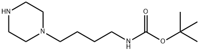 1-(4-BOC-AMINOBUTYL)PIPERAZINE Struktur