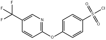 4-{[5-(TrifluoroMethyl)pyridin-2-yl]oxy}benzenesulfonyl chloride Struktur