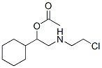 cyclohexyl-2-acetoxyethyl-2'-chloroethylamine Struktur