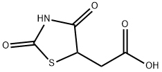 2-[(5S)-2,4-dioxothiazolidin-5-yl]acetate Struktur