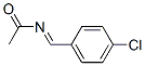 Acetamide,  N-[(4-chlorophenyl)methylene]-  (9CI) Struktur