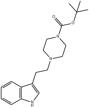 1-BOC-4-[2-(1H-INDOL-3-YL)-ETHYL]-PIPERAZINE Struktur