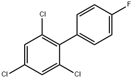 4'-FLUORO-2,4,6-TRICHLOROBIPHENYL Struktur