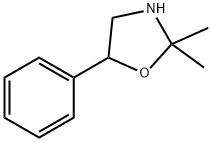 Oxazolidine, 2,2-dimethyl-5-phenyl- Struktur