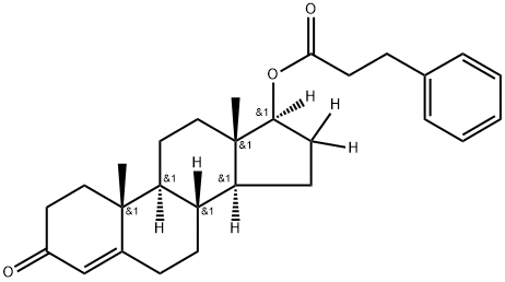 Testosterone-d3 3-Phenylpropionate Struktur