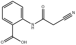 Benzoic acid, 2-[(cyanoacetyl)amino]- (9CI) Struktur