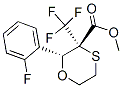 (2R,3S)-METHYL 2-(2-FLUOROPHENYL)-3-(TRIFLUOROMETHYL)-1,4-OXATHIANE-3-CARBOXYLATE Struktur