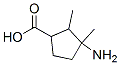 Cyclopentanecarboxylic  acid,  3-amino-2,3-dimethyl- Struktur