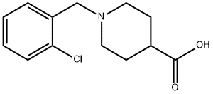 1-(2-CHLORO-BENZYL)-PIPERIDINE-4-CARBOXYLIC ACID HYDROCHLORIDE Struktur