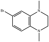 6-BROMO-1,4-DIMETHYL-1,2,3,4-TETRAHYDROQUINOXALINE Struktur