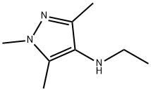 1H-Pyrazol-4-amine,  N-ethyl-1,3,5-trimethyl- Struktur