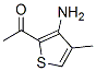 Ethanone, 1-(3-amino-4-methyl-2-thienyl)- (9CI) Struktur