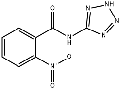 2-nitro-N-(1H-1,2,3,4-tetraazol-5-yl)benzenecarboxamide Struktur