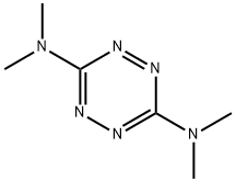 3,6-Bis(dimethylamino)-1,2,4,5-tetrazine Struktur