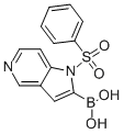 1-(Phenylsulfonyl)-1H-pyrrolo[3,2-c]pyridine-2-ylboronic acid Struktur