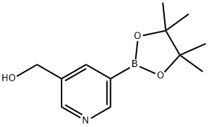 3-HYDROXYMETHYL-PYRIDYL-5-BORONIC ACID PINACOL ESTER Struktur