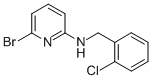 6-BROMO-N-[(2-CHLOROPHENYL)METHYL]-2-PYRIDINAMINE Struktur