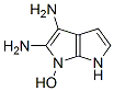 Pyrrolo[2,3-b]pyrrole-2,3-diamine,  1,6-dihydro-1-hydroxy- Struktur