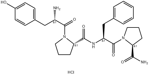 BETA-CASOMORPHIN[1-4] AMIDE HYDROCHLORIDE Struktur