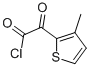 2-Thiopheneacetyl chloride, 3-methyl-alpha-oxo- (9CI) Struktur