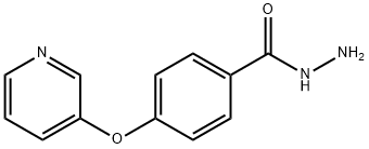 Benzoic acid, 4-(3-pyridinyloxy)-, hydrazide Struktur