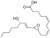 (5Z,8Z)-10-[3-[(E,3S)-3-hydroxyoct-1-enyl]oxiran-2-yl]deca-5,8-dienoic acid Struktur