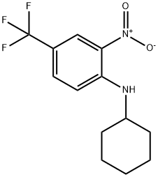 CYCLOHEXYL-(2-NITRO-4-TRIFLUOROMETHYL-PHENYL)-AMINE Struktur