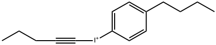 Iodonium, (4-butylphenyl)-1-pentyn-1-yl- Struktur