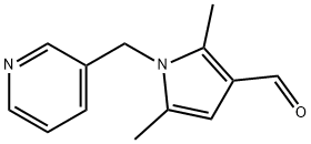 2,5-DIMETHYL-1-PYRIDIN-3-YLMETHYL-1H-PYRROLE-3-CARBALDEHYDE Struktur